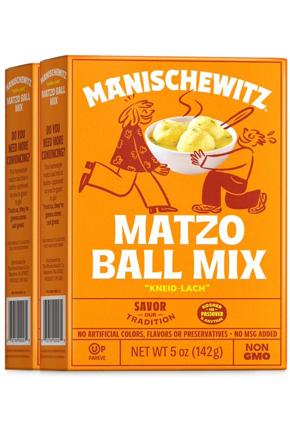 Matzo Ball Mix, 5 Oz. 2 Pack Easy Prep Kosher for Passover Nothing Artificial No MSG Classic Fluffy Texure