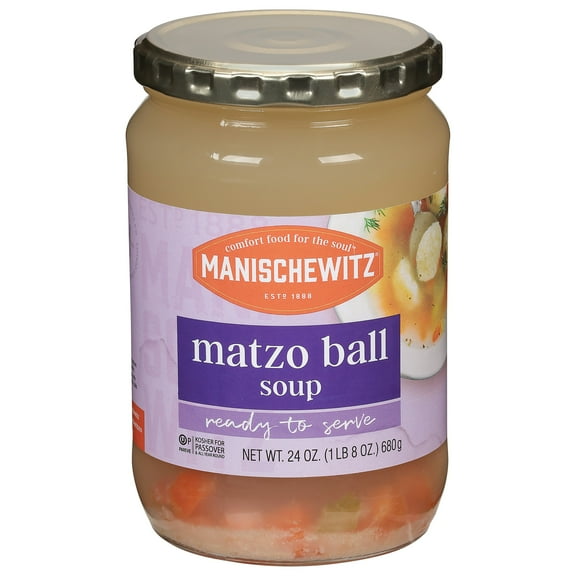 Manischewitz Matzo Ball Soup Jars 24 oz (Pack Of 12)