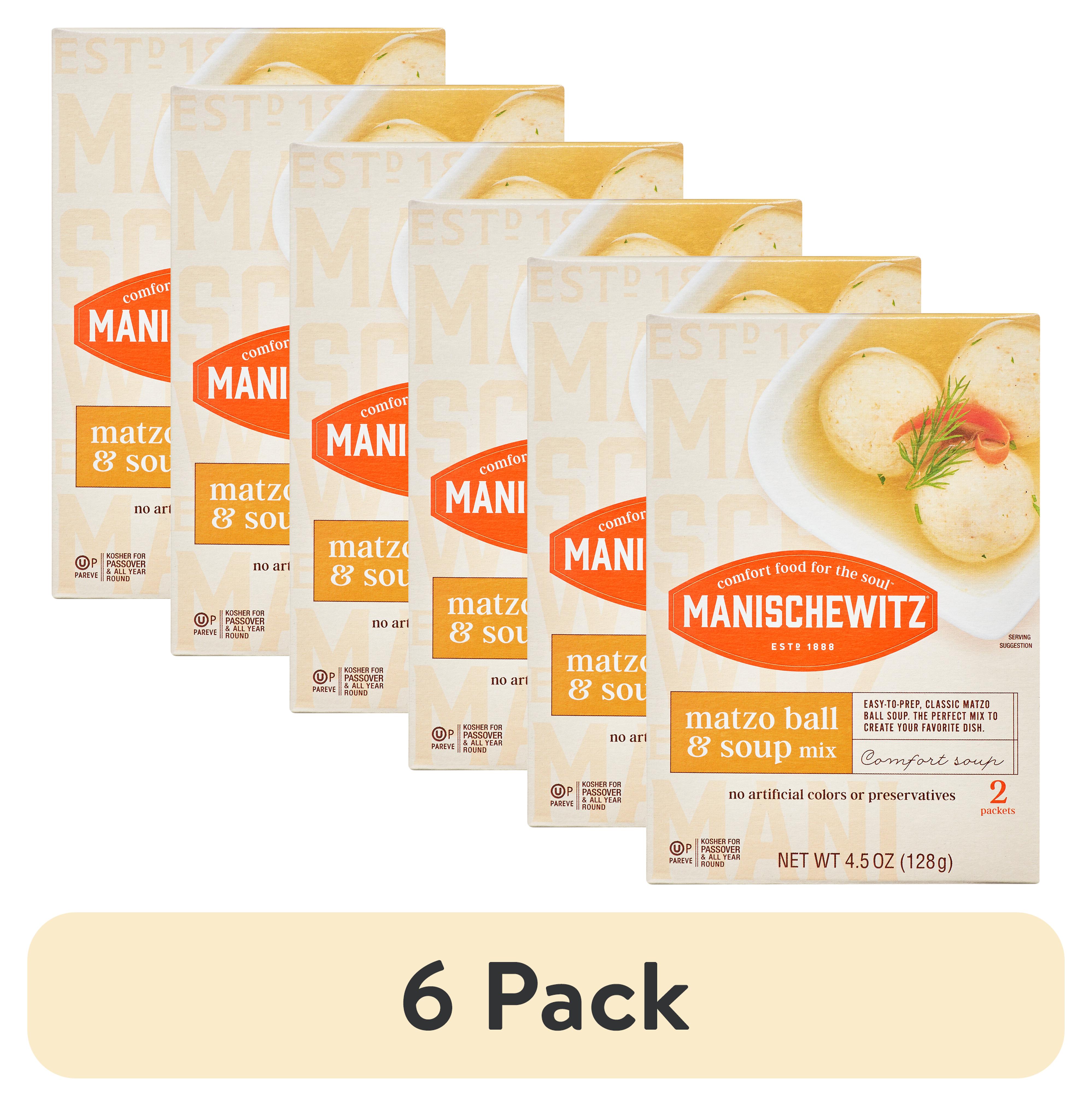 (6 pack) Manischewitz Matzo Ball and Soup Mix - 4.5 oz. - image 1 of 7