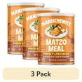 (3 pack) Manischewitz Matzo Meal Kosher For Passover Canister, 16 Ounce