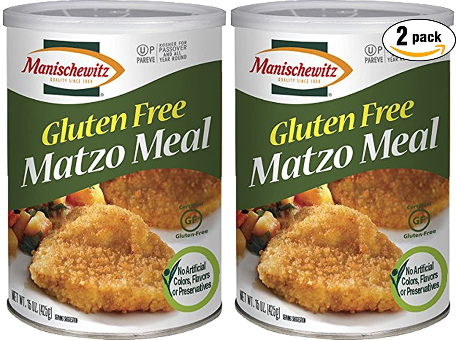 Manischewitz Matzo Meal Kosher For Passover Gluten Free Matzah Meal