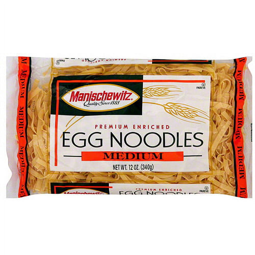 Manischewitz Medium Egg Noodles, 12 oz (Pack of 12)