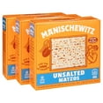 thumbnail image 1 of Manischewitz Original "Thin Unsalted Matzo" 10oz 3 Pack Airy Crispy Crackers, Just Flour & Water, Sodium Free, Non GMO, 1 of 6