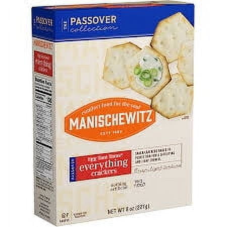Manischewitz Passover Everything Tam Tam Crackers 8 oz (pack of 6)