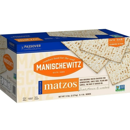Manischewitz Passover Matzo, 1 Pound (Pack of 5)