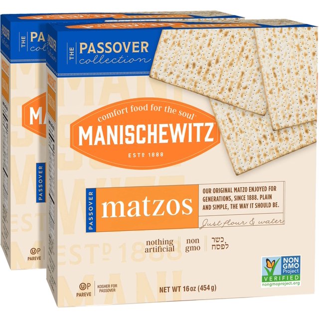 Manischewitz Passover Matzos Crackers, SE33 Fresh and Crispy Matzah. (2