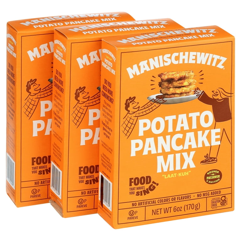 Manimaris♡pancakebasket（double）natural Amazon.com : Manischewitz Real Blueberry Pancake Mix, Dairy