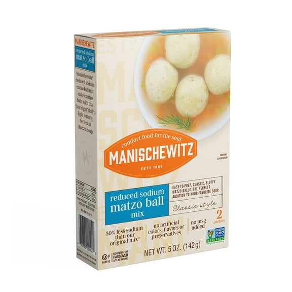 Manischewitz Reduced Sodium Matzo Ball Mix, 5 oz