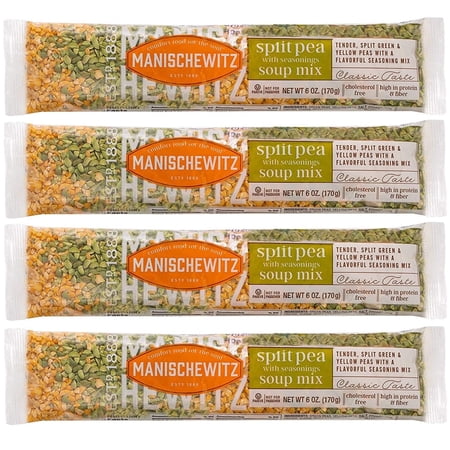 Manischewitz Soup Mix Split Pea 4 Pack