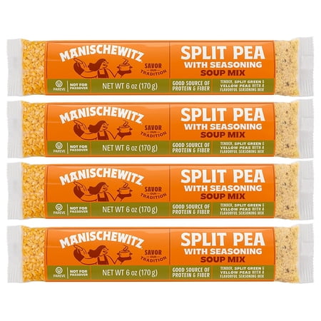 Manischewitz Soup Mix Split Pea 4 Pack