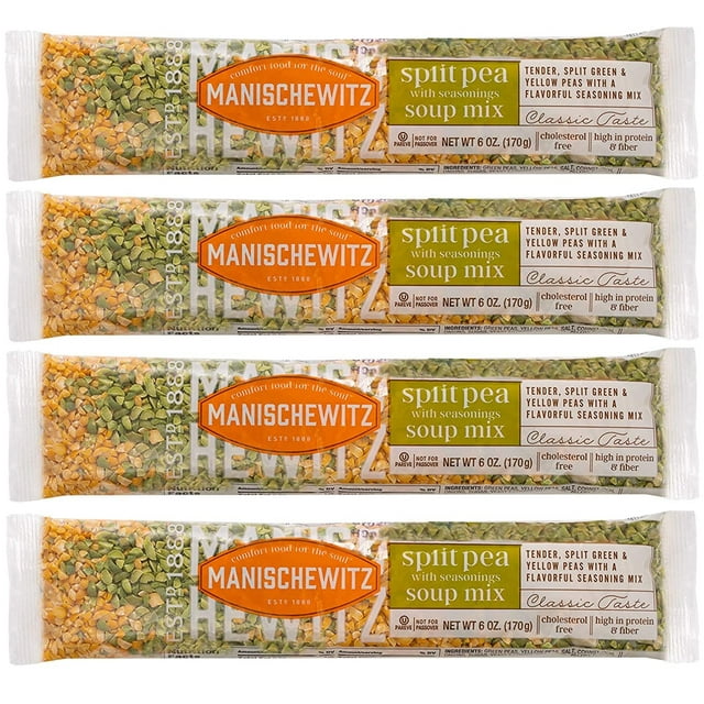 Manischewitz Soup Mix Split Pea 4 Pack