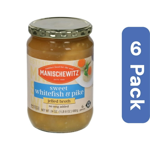 Manischewitz Sweet Pike & White Fish 24 oz (Pack Of 6)