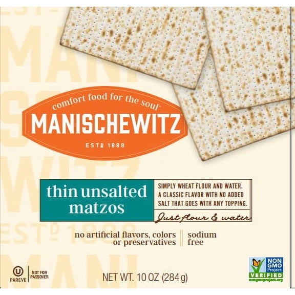 Manischewitz Thin Tea Matzo, 10 Oz