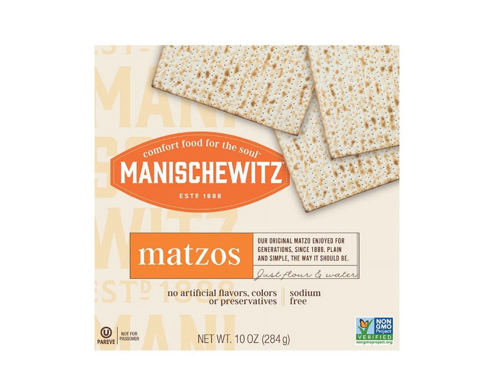 Manischewitz Unsalted Matzos, Original, 10 oz, the original Cracker made the simple way