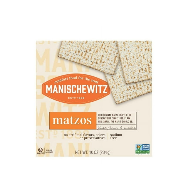 Manischewitz Unsalted Matzos, Original, 10 oz, the original Cracker