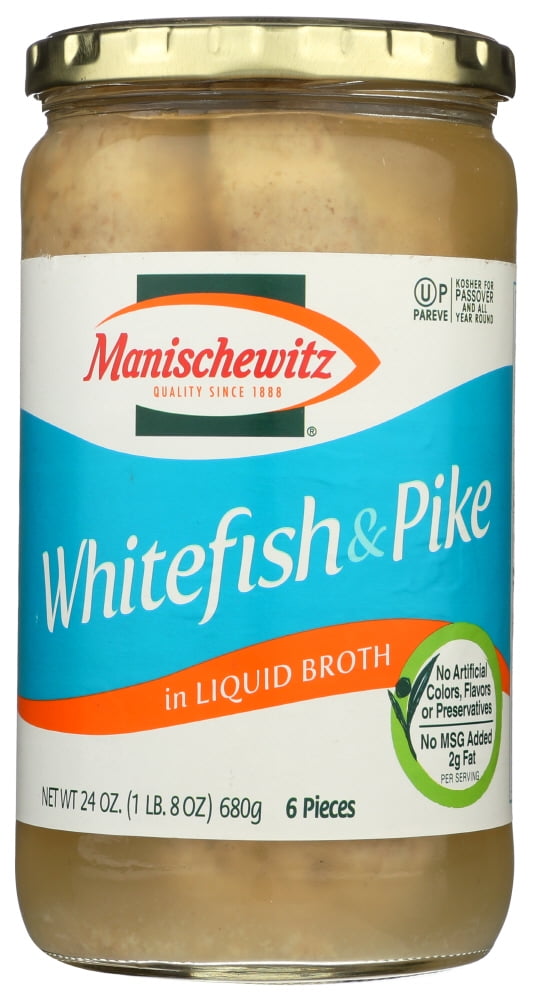 Manischewitz Whitefish & Pike, 24 oz