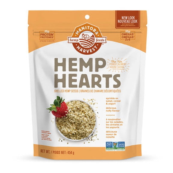 Manitoba Harvest Hemp Hearts,  Natural, 454g/16 oz., Bag {Imported from Canada}