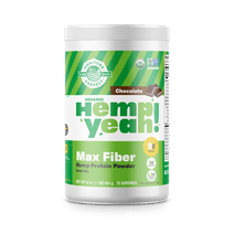 Manitoba Harvest Max Fiber Organic Protein Powder, Hemp Yeah! Hemp Protein, Chocolate, 16 oz, 1 lb