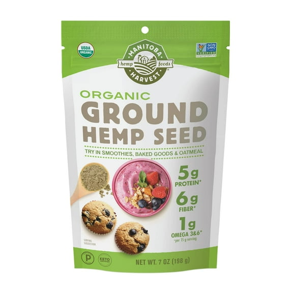 Manitoba Harvest Seed Hemp Ground Organic (8 Pack) 7 oz