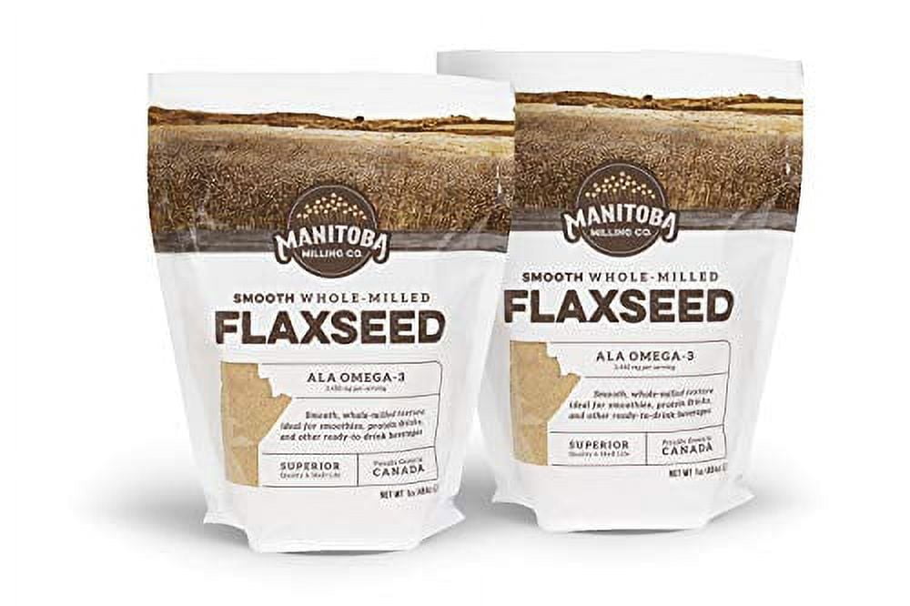 Manitoba Milling Ground Flaxseed Powder 32oz Milled Golden Flax