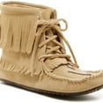 thumbnail image 1 of Manitobah Womens Harvester Suede Moccasin, 1 of 1