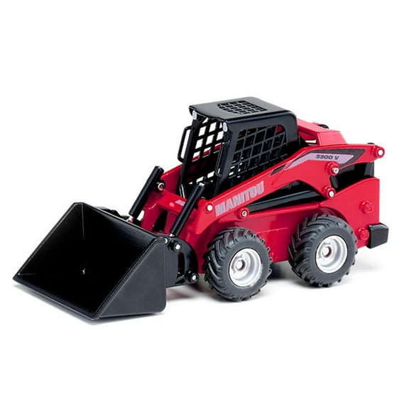 Manitou 3300V Skid Steer Loader Red 1/32 Diecast Model by Siku