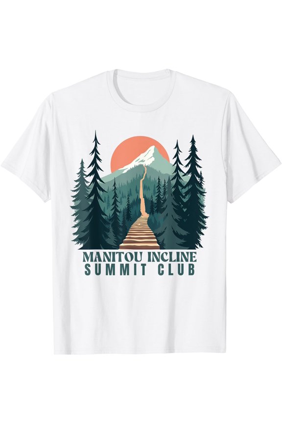 Manitou Incline Summit Club, Hiking Manitou Incline T-Shirt