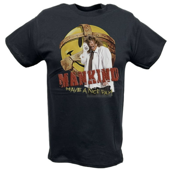 Mankind Have A Nice Day Mr Socko T-shirt