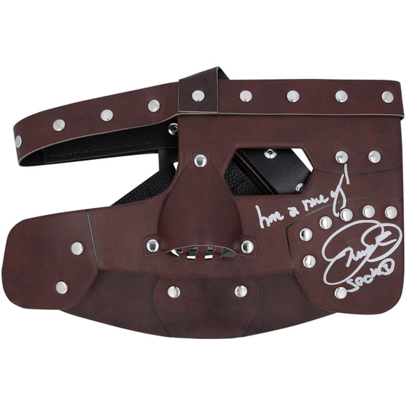 Mankind WWE Autographed Replica Mask with "Have a Nice Day!" Inscription - Fanatics Authentic Certified