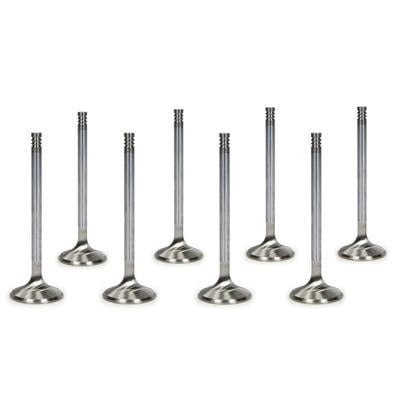 Manley Extreme Duty Stainless Steel Exhaust Valves 1.600, +.100 - Set of 8 Manley Extreme Duty Stainless Steel Exhaust Valves 1.600, +.100 - Set of 8