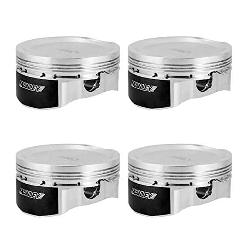 Manley 90-94 Eclipse (6 Bolt 4G63T) 86mm +1mm Over Bore 9.0:1 Dish Piston Set w/ Rings - 605110C-4