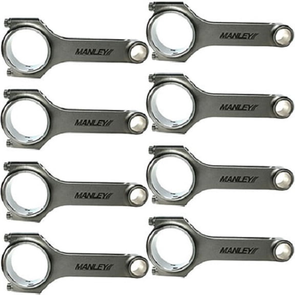 Manley 14040R-8 H-Beam Connecting Rods, 6.657" Length, Fits Ford 5.4L Modular