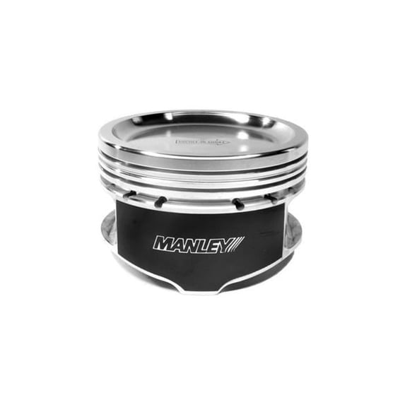 Manley Performance 630002C-4 87.75 mm Bore 13.3CC Dome 9.5-1 CR Pistons with Rings for Mazdaspeed 3 MZR 2.3L - Set of 4
