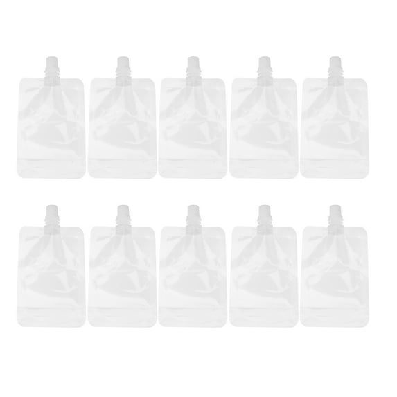 Manlingda 30pcs 100ml Disposable Liquor Pouches for Travel & Outdoor