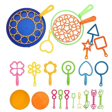 Manlingda Bubbles for Kids 26Pcs Bubble Wand Set for Outdoor Activities and Parties