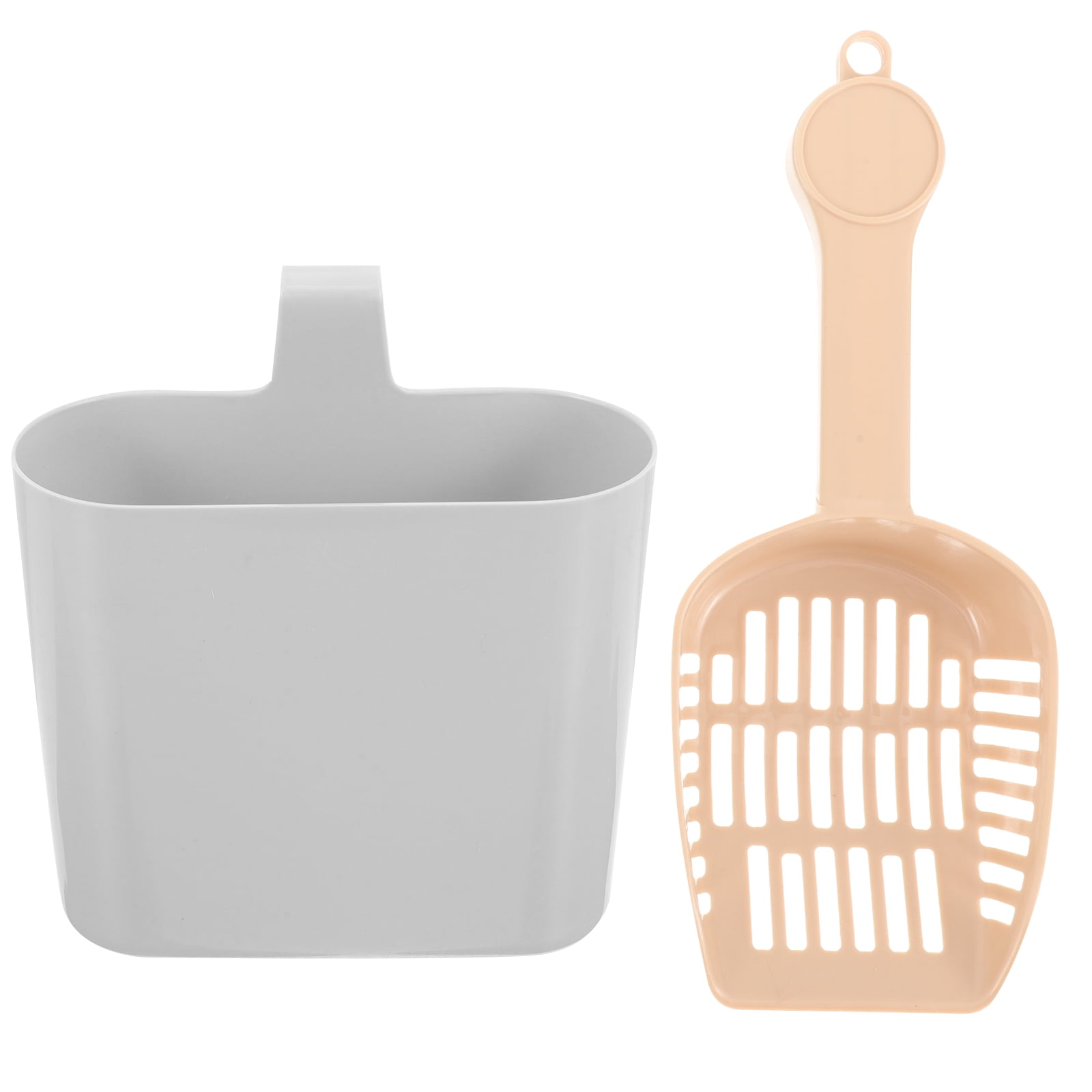 Manlingda Cat Litter Scoop with Hanging Caddy Pet Cleaning Tool