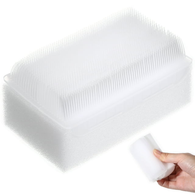 Manlingda Healifty Scalp Scrubber Cradle Cap Brush White