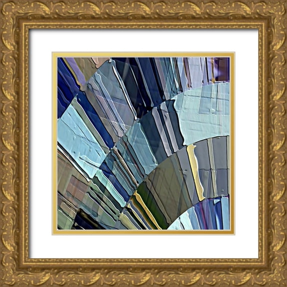 Manlove, David 12x12 Gold Ornate Wood Framed with Double Matting Museum Art Print Titled - Lyricism G