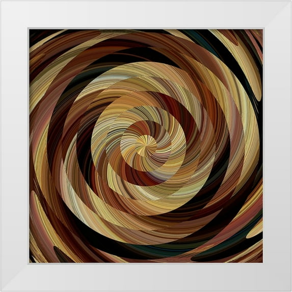 Manlove, David 12x12 White Modern Wood Framed Museum Art Print Titled - Cinnamon Roll
