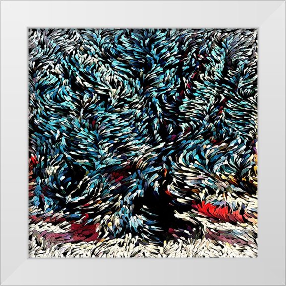 Manlove, David 12x12 White Modern Wood Framed Museum Art Print Titled - Wintery Bliss