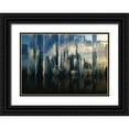 thumbnail image 1 of Manlove, David 14x11 Black Ornate Wood Framed with Double Matting Museum Art Print Titled - City in the Sky, 1 of 4