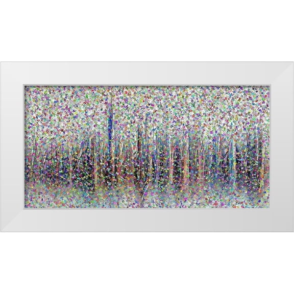 Manlove, David 14x9 White Modern Wood Framed Museum Art Print Titled - Enchanted Forest