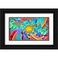 thumbnail image 1 of Manlove, David 18x12 Black Ornate Wood Framed with Double Matting Museum Art Print Titled - CBS Sun 010322b, 1 of 4