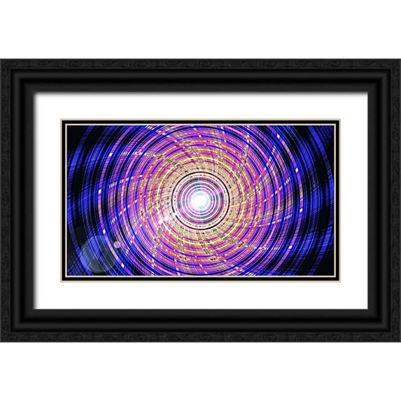 Manlove, David 18x12 Black Ornate Wood Framed with Double Matting Museum Art Print Titled - Phosphorus Propeller