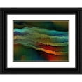 thumbnail image 1 of Manlove, David 18x14 Black Ornate Wood Framed with Double Matting Museum Art Print Titled - Polar Light, 1 of 4