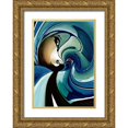 thumbnail image 1 of Manlove, David 18x24 Gold Ornate Wood Framed with Double Matting Museum Art Print Titled - Evening Stroll With Salvador 2, 1 of 4