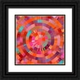 thumbnail image 1 of Manlove, David 20x20 Black Ornate Wood Framed with Double Matting Museum Art Print Titled - Coral Radial 1, 1 of 4