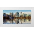 thumbnail image 1 of Manlove, David 24x14 White Modern Wood Framed Museum Art Print Titled - Urban Lake Wind, 1 of 4