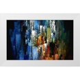 thumbnail image 1 of Manlove, David 24x16 White Modern Wood Framed Museum Art Print Titled - Urban Brush 2, 1 of 4