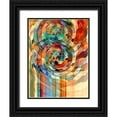 thumbnail image 1 of Manlove, David 25x32 Black Ornate Wood Framed with Double Matting Museum Art Print Titled - Rose Pop, 1 of 4
